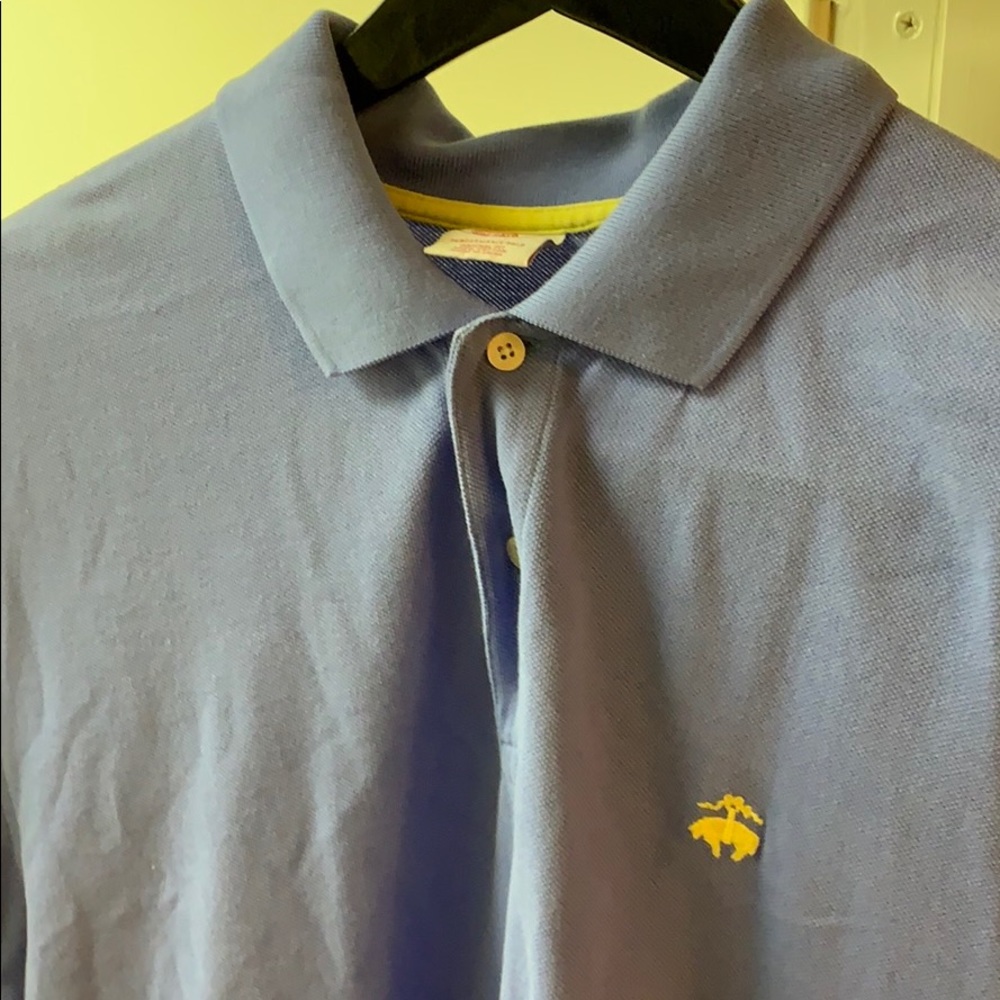 Brooks Brothers baby blue Large polo